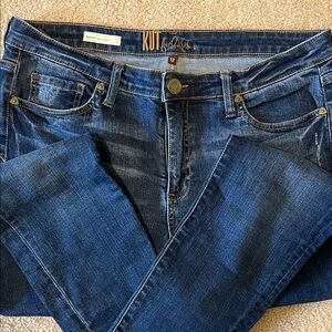 Kut from the Kloth Dark Blue Straight Leg Jeans